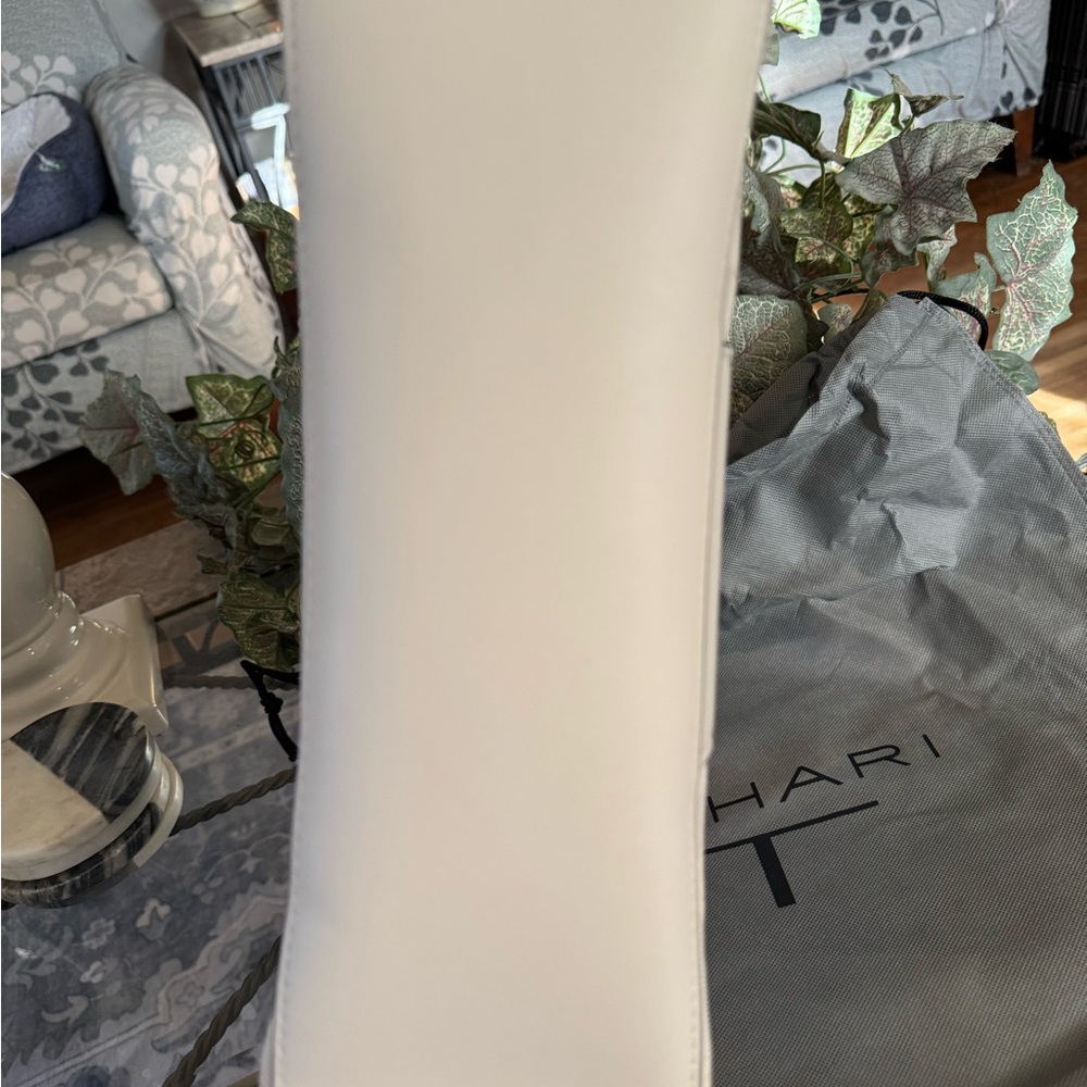 Tahari Ivory Checkered Satchel - Picture 10 of 13